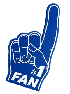 Number 1 Fan Foam Hand
