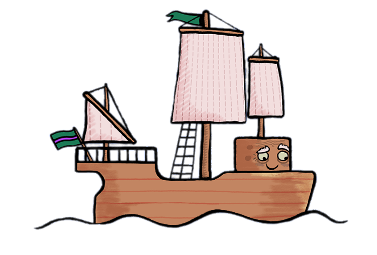 Toot Character Ol' Graham the Galleon