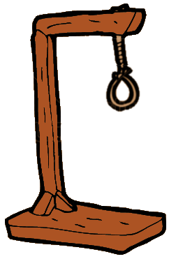 Gallows With Noose Illustration
