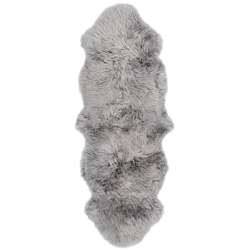Double sheepskin rug