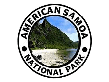 American Samoa National Park Round Sticker