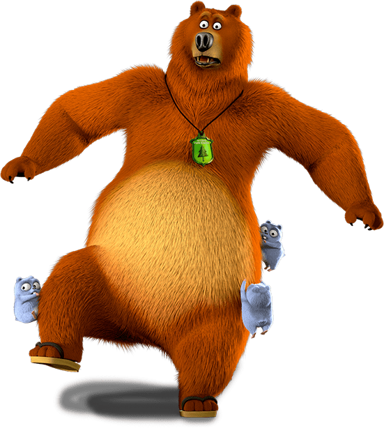 Grizzy With Lemmings Around Legs