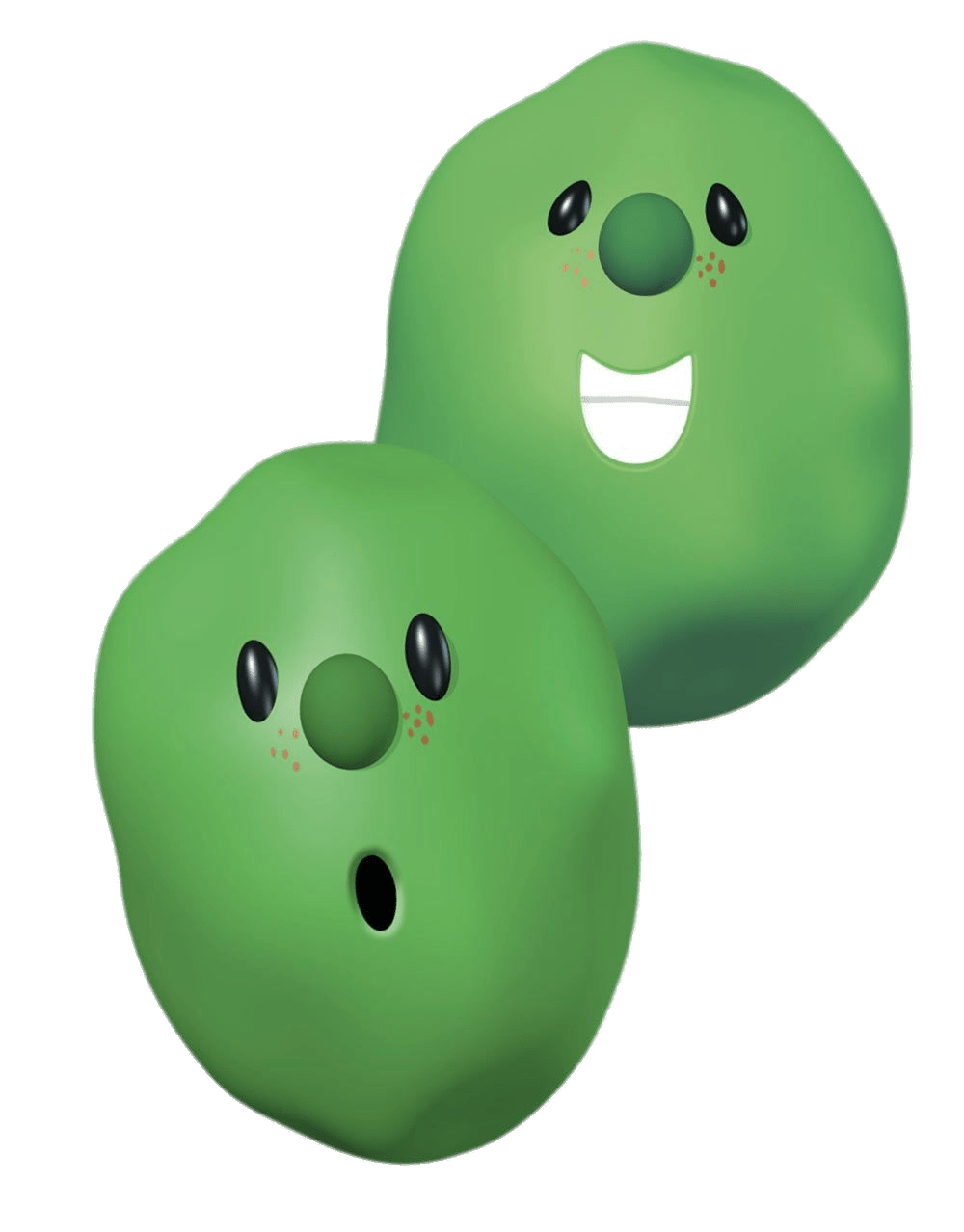 VeggieTales Jean Claude & Philippe the French Peas