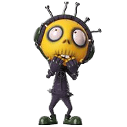 Zombie Dumb Zombill Frightened