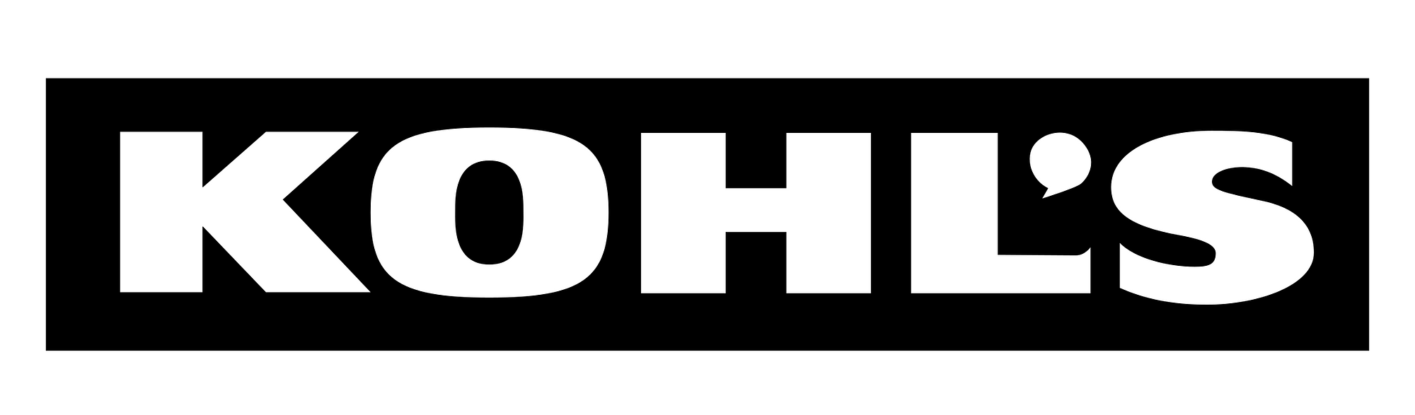 Kohl's black rectangle