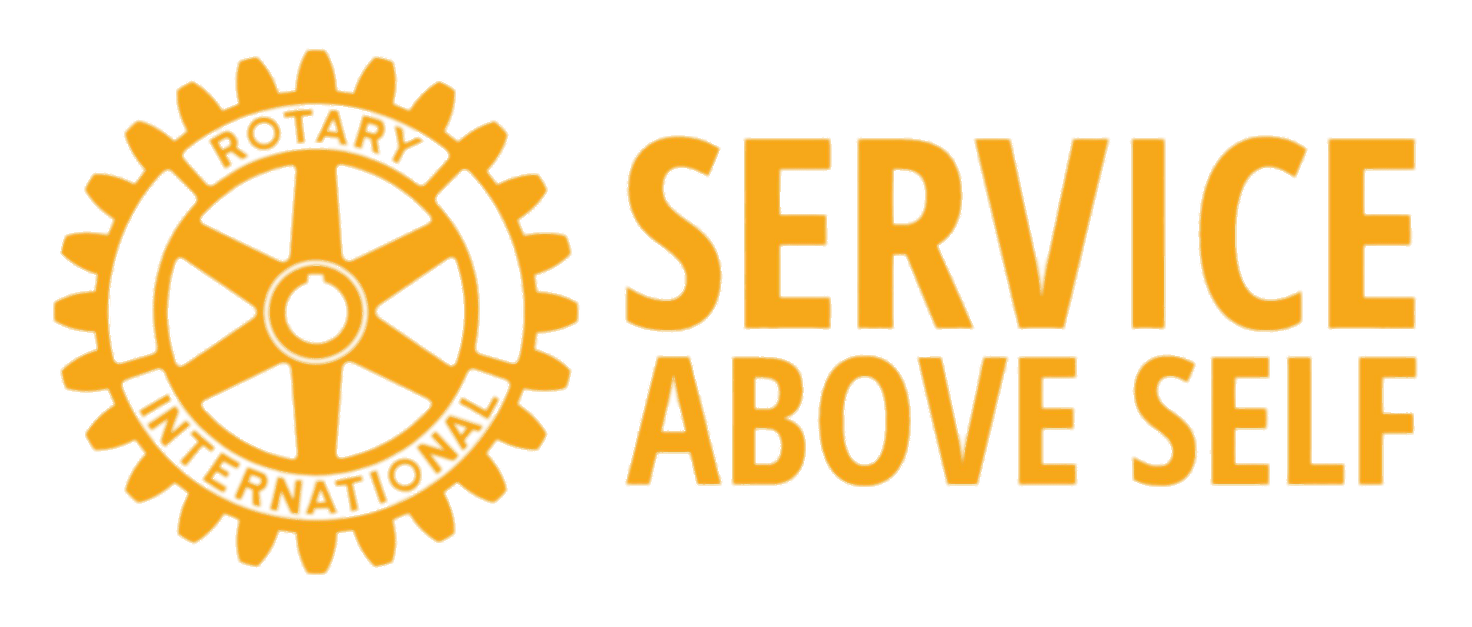 Rotary logo and slogan horizontal