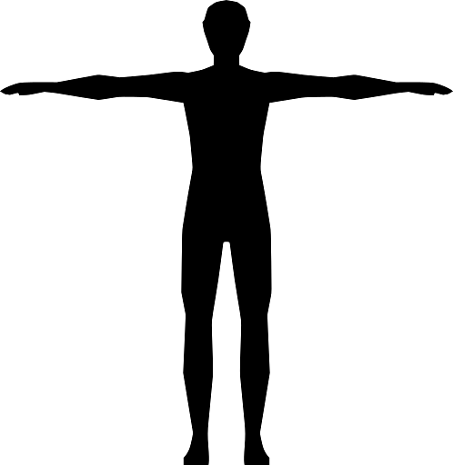 Silhouette of Standing Man