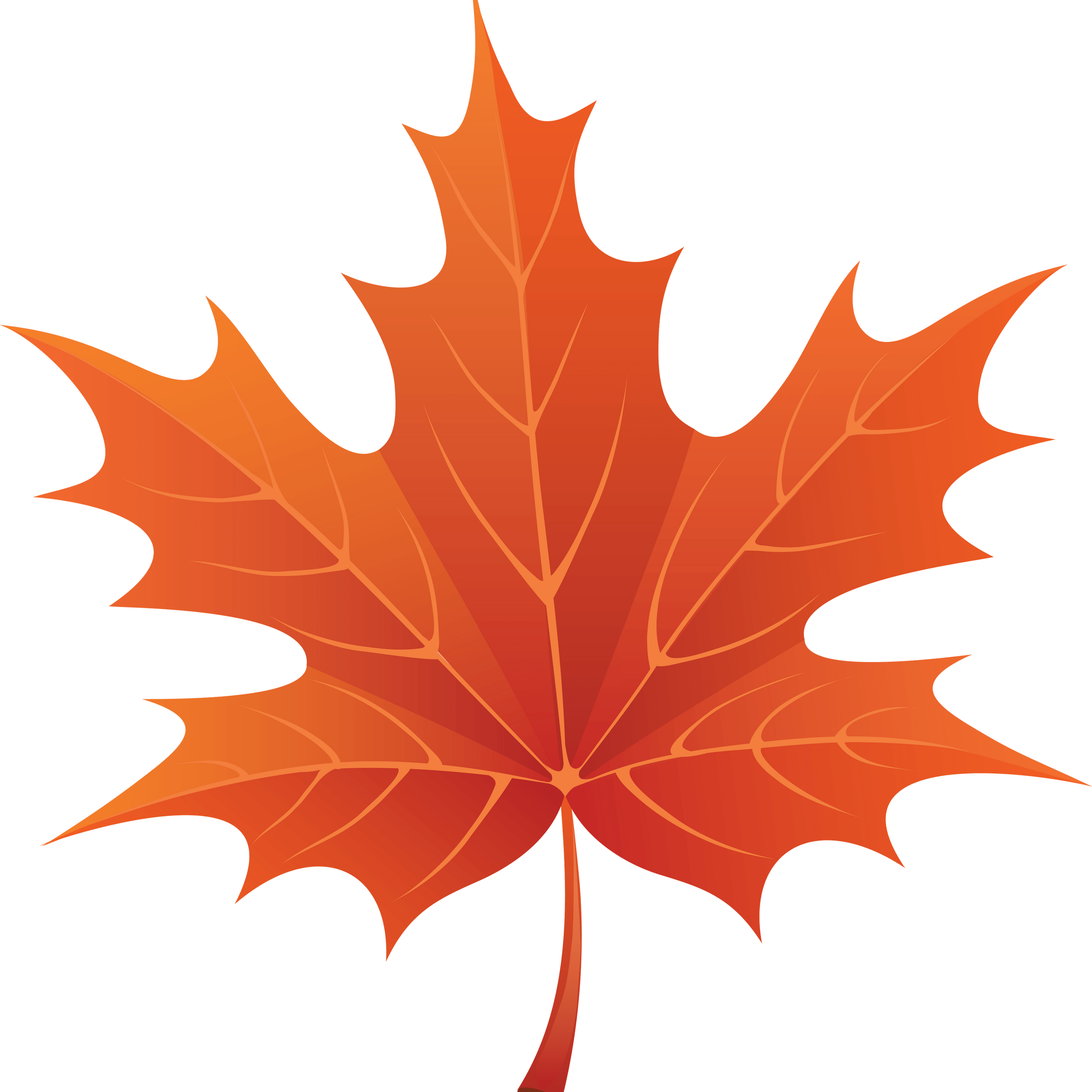 Brown Maple Leaf