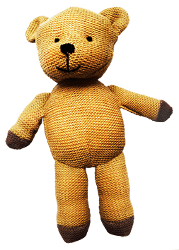 Vintage Knitted Teddy Bear