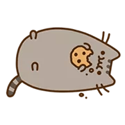 Pusheen Eating Cookie