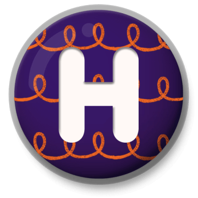Letter H Festive Roundlet