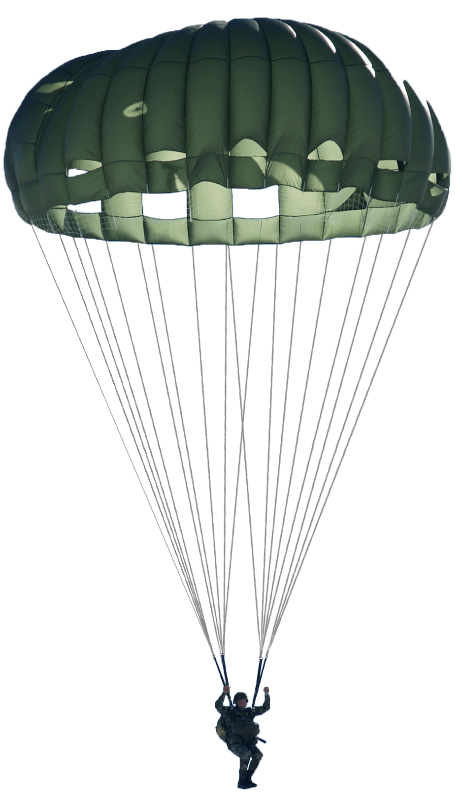Green Military Parachute