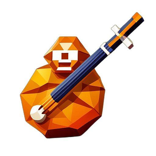 Low poly koto app icon