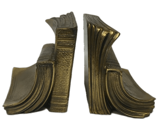Brass Books Bookends