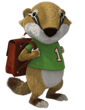 Tip's Friend Jody the Badger