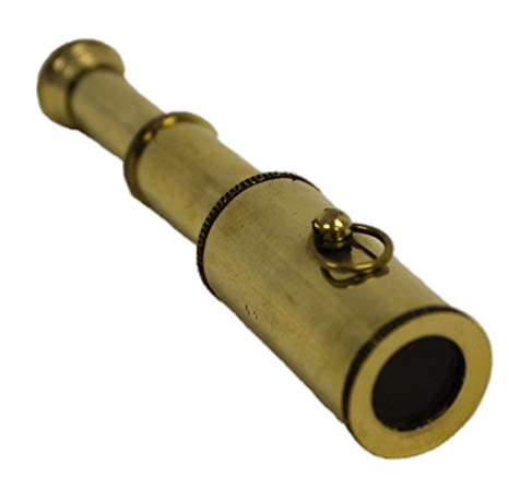 Handheld Brass Telescope