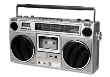 Ghettoblaster Style Boombox