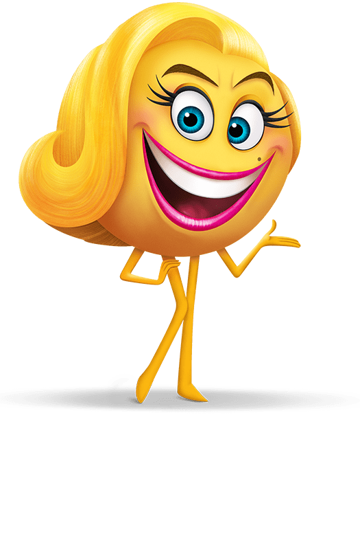 Smiler Emoji Movie Character