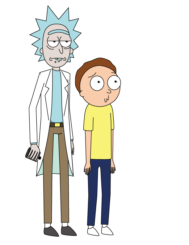 Rick and Morty Standing