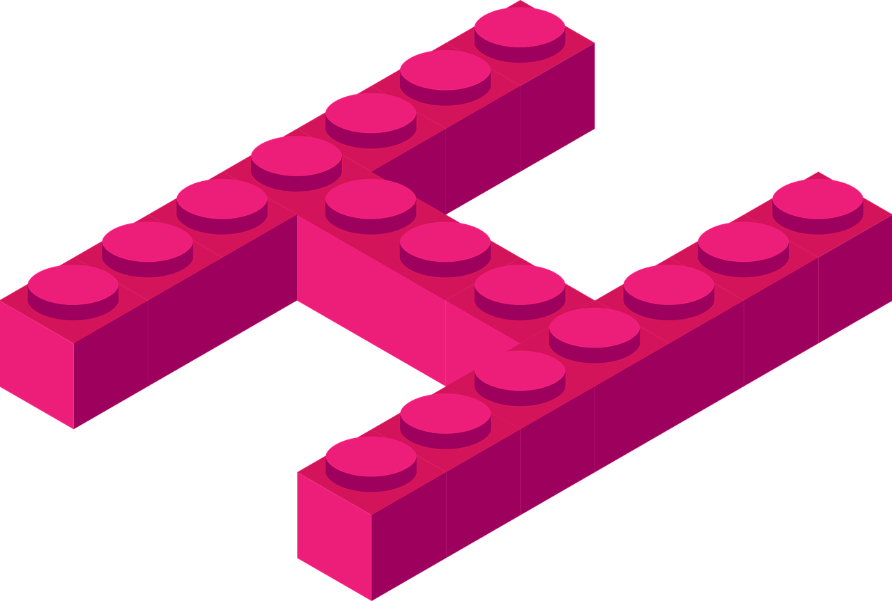 Lego Letter H