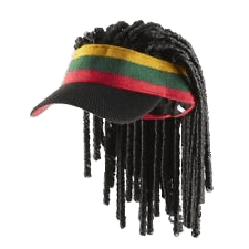 Jamaican Cap With Dreadlocks