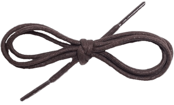 Brown Waxed Shoe Laces