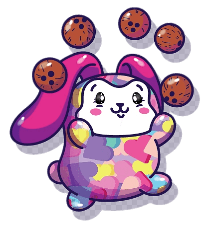 Pikmi Pop Heartly the Juggling Bunny