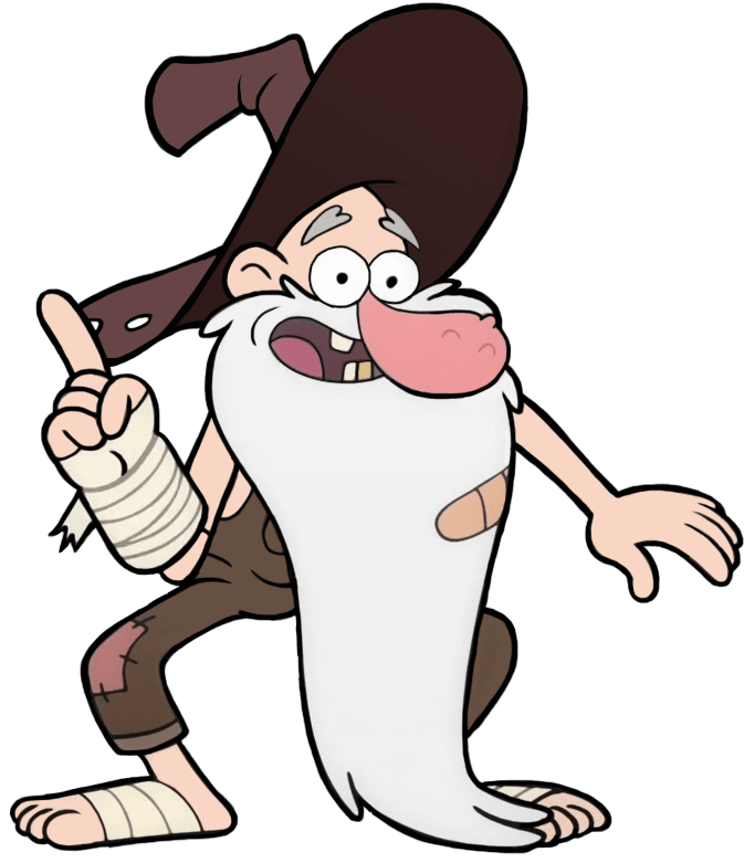 Old Man McGucket Finger Up