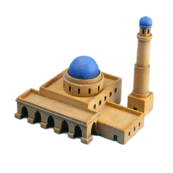 Miniature Mosque With 1 Minaret