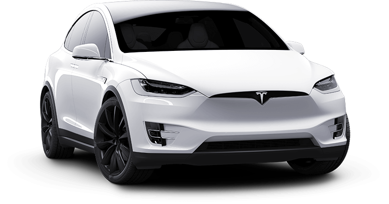 Tesla Model 3 White Front View
