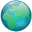 Green and Blue Globe