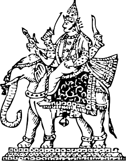 God Indra King of Heaven