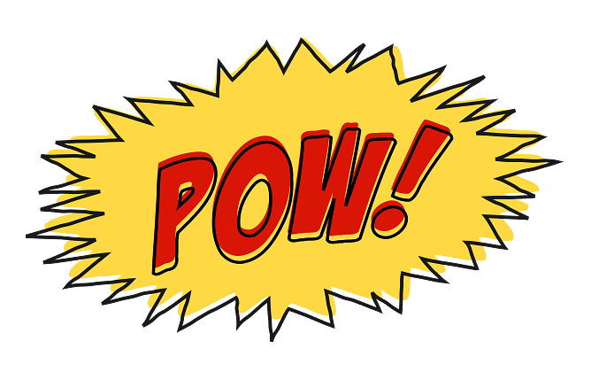 Pow! Comic Speech Bubble