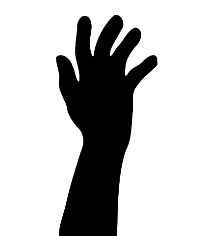 Silhouette of a Hand