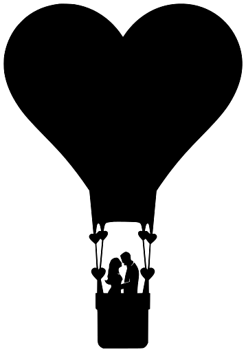 Love Heart Hot Air Balloon