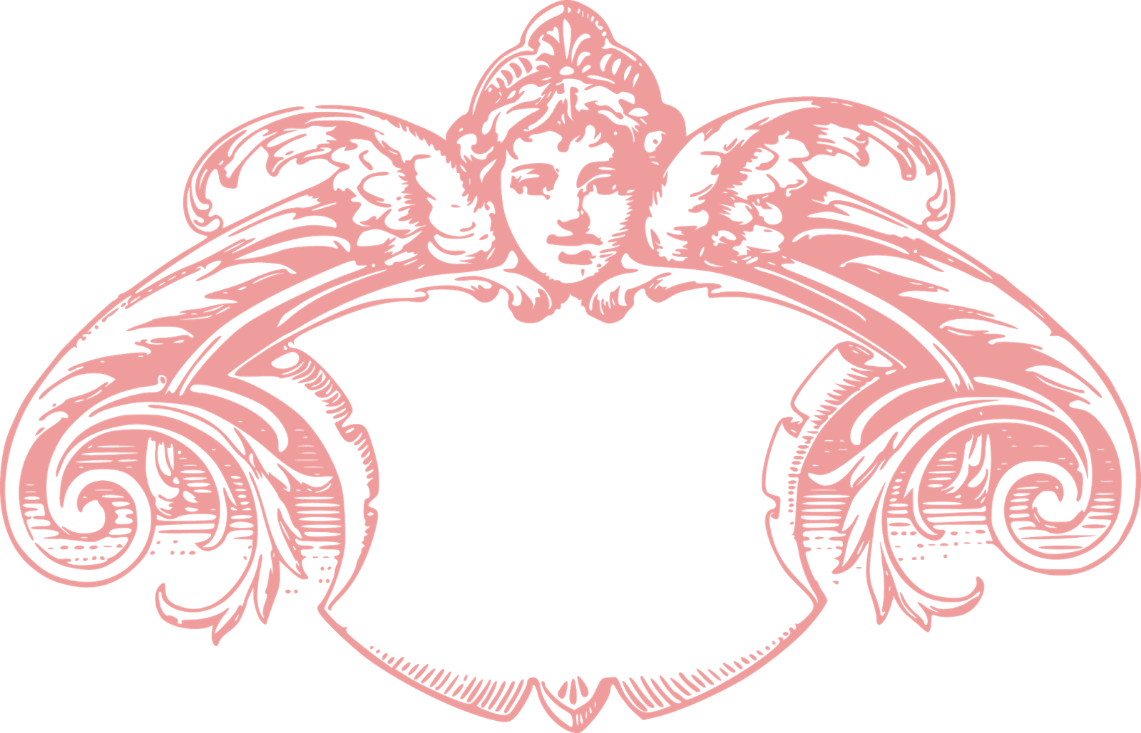 Vintage Small Rose Frame