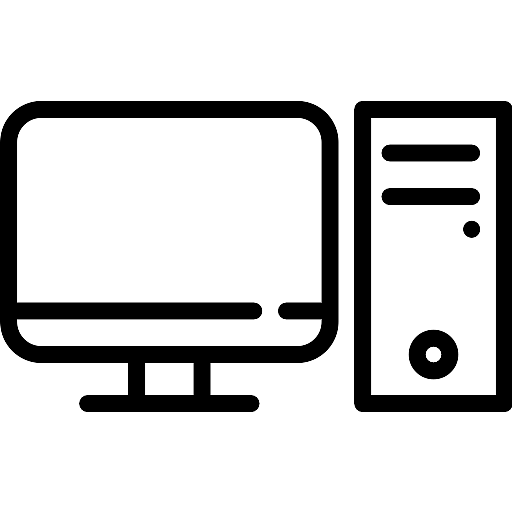 Computer And Tower Icon