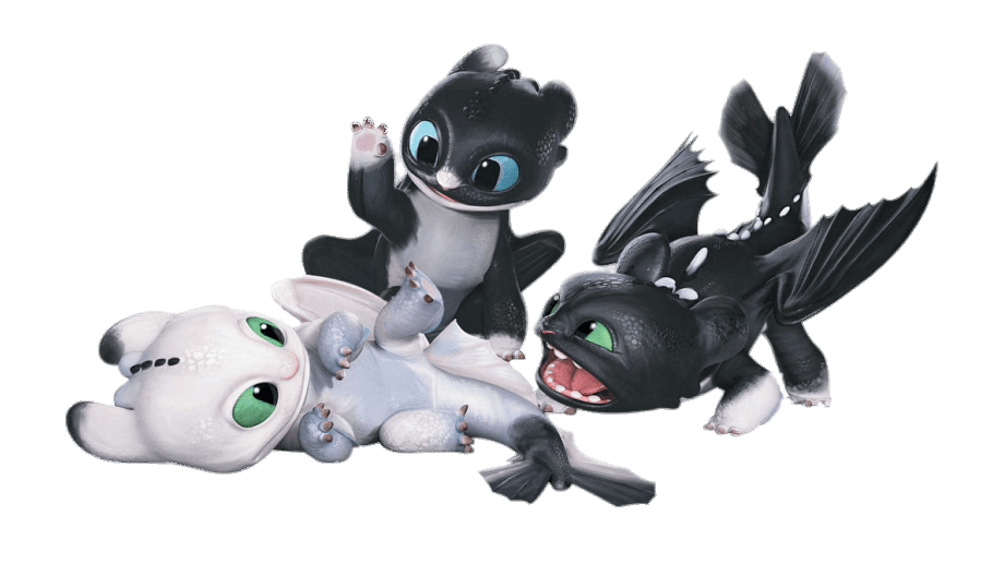 Baby Fury Dragons Playing