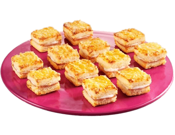 Mini Croque Monsieur on A Plate