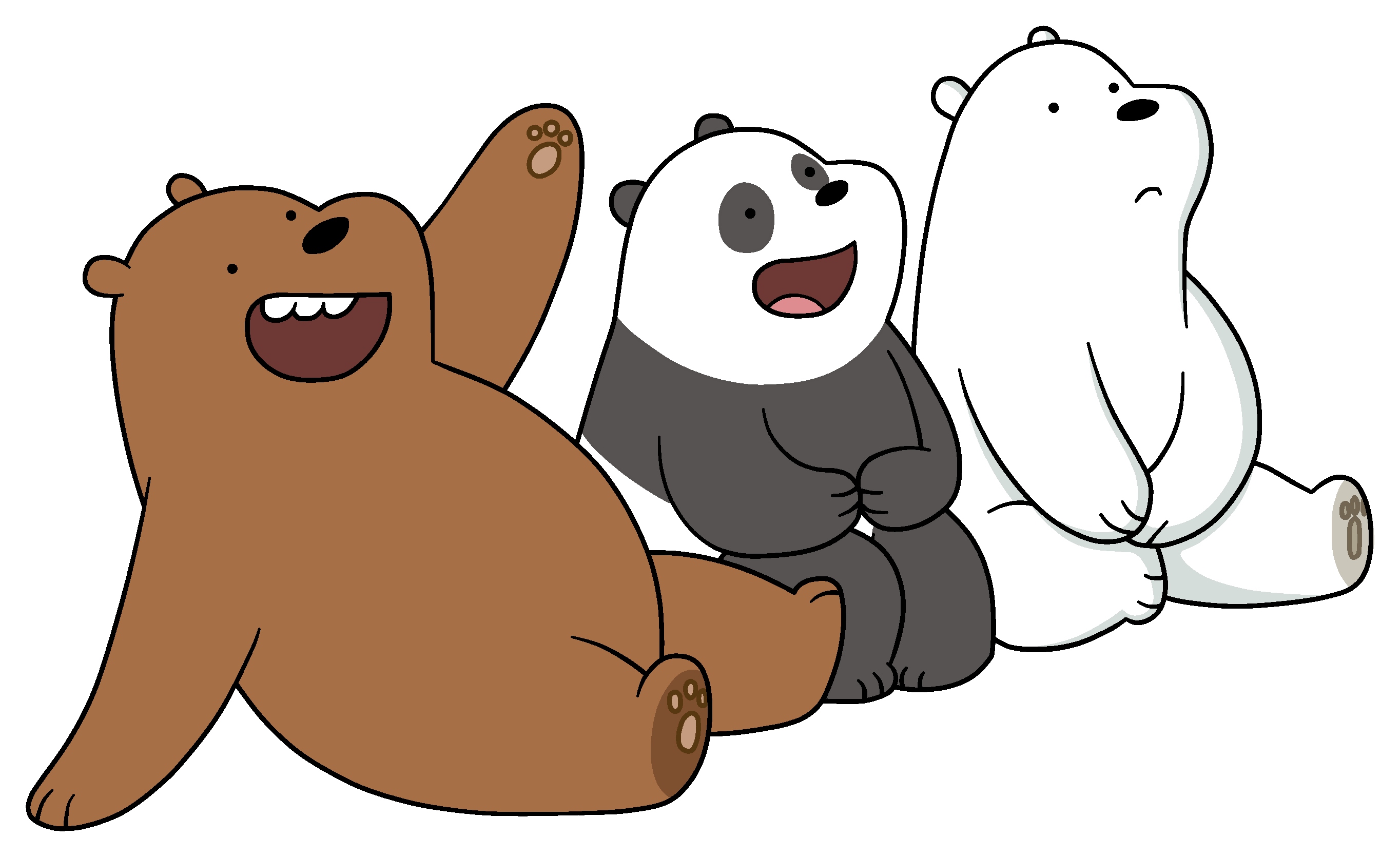 We Bare Bears Sitting