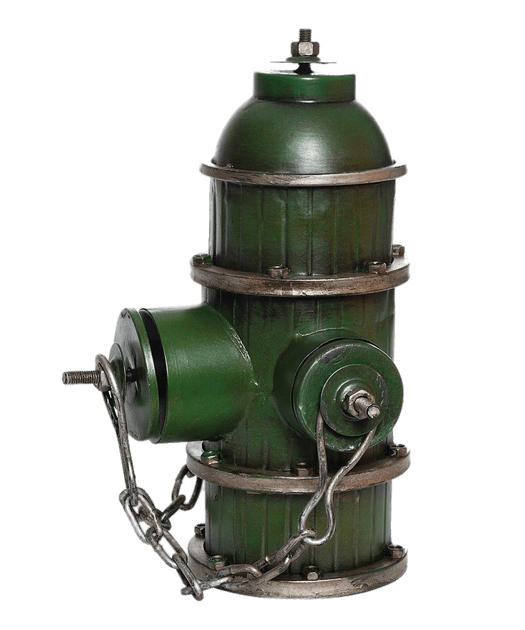 Green Decorative Fire Hydrant