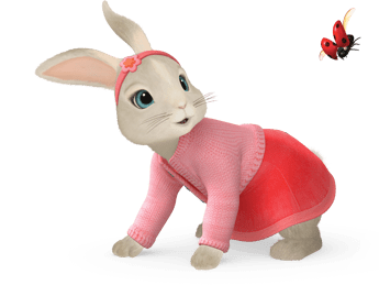 Lily Bobtail Playing With Ladybug