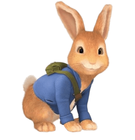 Peter Rabbit Ready To Jump