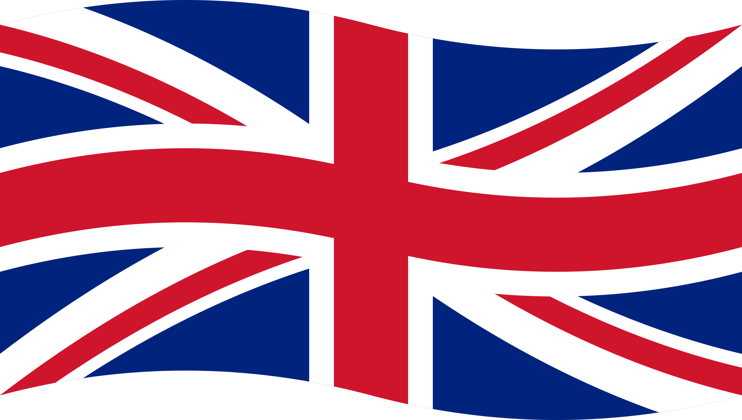 Simple Wave Uk Flag