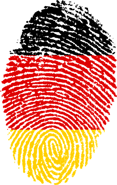 Fingerprint Germany Flag