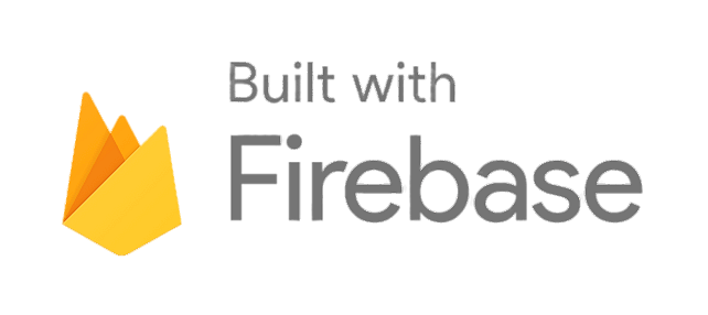 Built with Firebase 