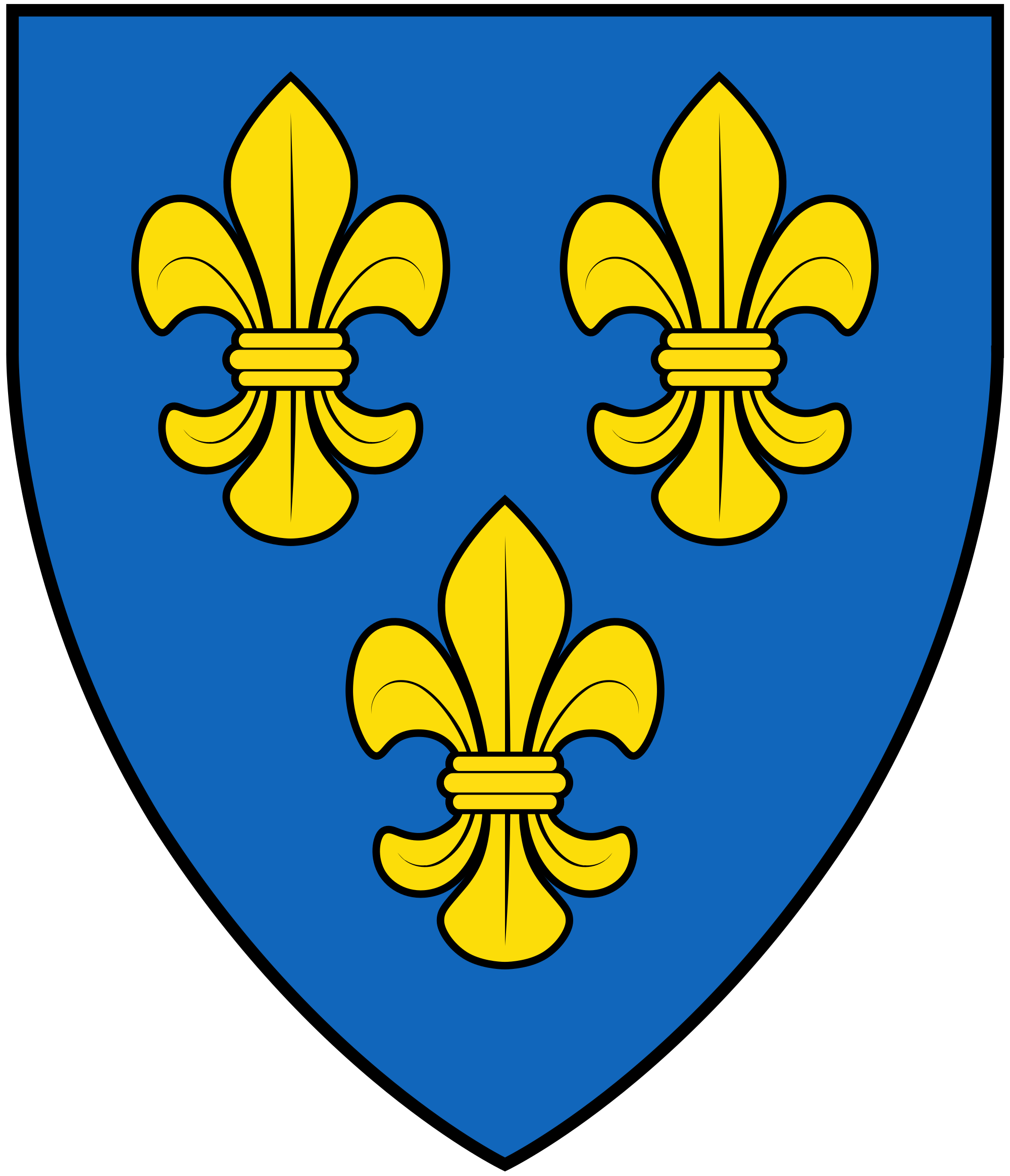Coat Of Arms Of Wiesbaden Fleur De Lis