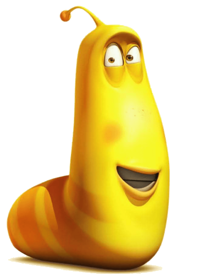 Larva Yellow Smiling