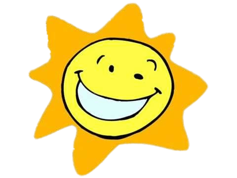 Smiling Cartoon Sun