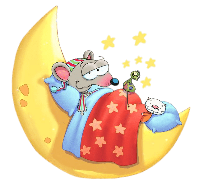 Toopy & Binoo Napping on the Moon